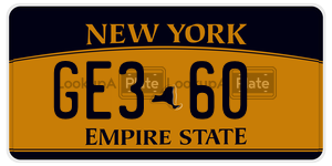 GE360  license plate in NY