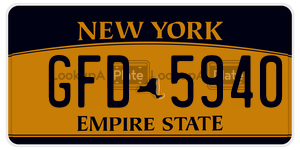 GFD5940  license plate in NY