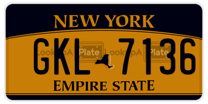 GKL7136  license plate in NY
