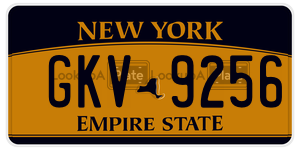 GKV9256  license plate in NY