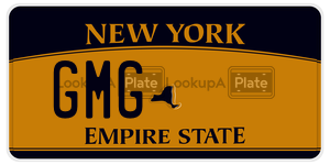 GMG license plate in New York