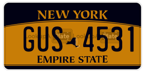 GUS4531  license plate in NY