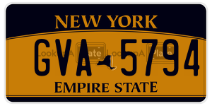 GVA5794 license plate in New York