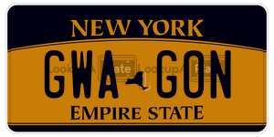 GWAGON  license plate in NY