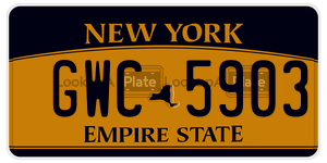 GWC5903  license plate in NY