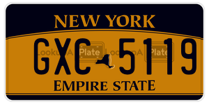 GXC5119  license plate in NY