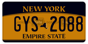 GYS2088  license plate in NY