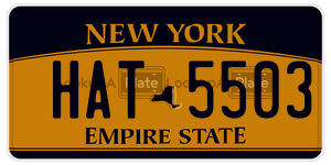 HAT5503  license plate in NY
