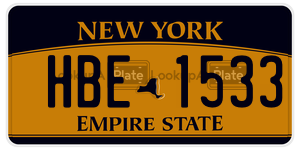 HBE1533  license plate in NY