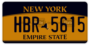 HBR5615  license plate in NY
