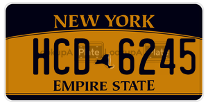HCD6245  license plate in NY