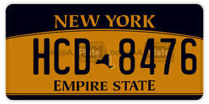 HCD8476  license plate in NY