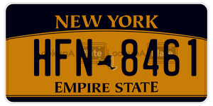 HFN8461  license plate in NY