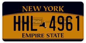 HHL4961  license plate in NY
