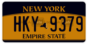 HKY9379  license plate in NY