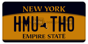 HMUTHO license plate in New York