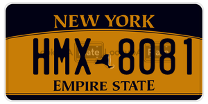 HMX8081  license plate in NY