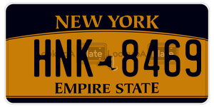 HNK8469 license plate in New York