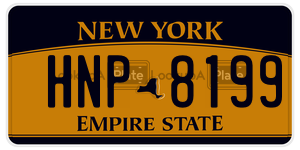 HNP8199 license plate in New York