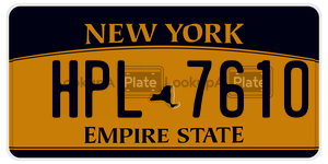 HPL7610  license plate in NY