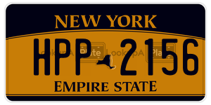 HPP2156 license plate in New York