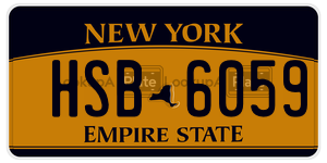 HSB6059  license plate in NY