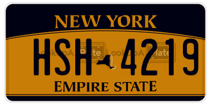 HSH4219  license plate in NY