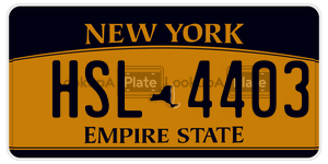HSL4403  license plate in NY