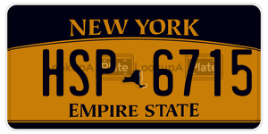 HSP6715  license plate in NY