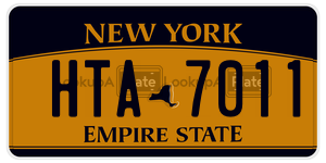 HTA7011  license plate in NY