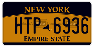 HTP6936 license plate in New York
