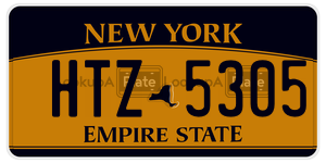 HTZ5305  license plate in NY