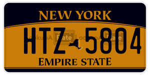 HTZ5804  license plate in NY