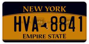 HVA8841  license plate in NY