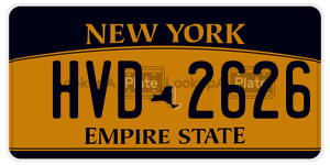 HVD2626  license plate in NY