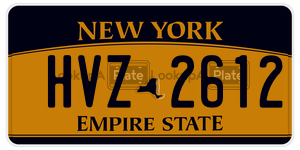 HVZ2612  license plate in NY