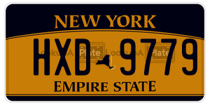 HXD9779  license plate in NY
