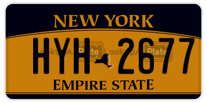 HYH2677 license plate in New York