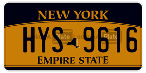 HYS9616  license plate in NY
