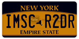 IMSCR2DR  license plate in NY