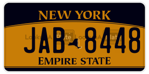 JAB8448  license plate in NY