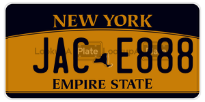 JACE888  license plate in NY