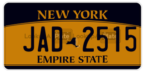 JAD2515  license plate in NY