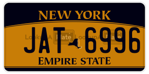 JAT6996 license plate in New York
