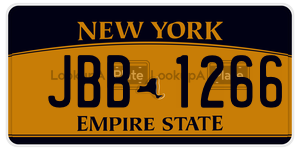 JBB1266  license plate in NY