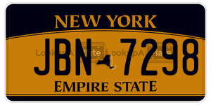 JBN7298  license plate in NY