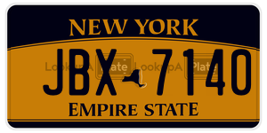 JBX7140  license plate in NY