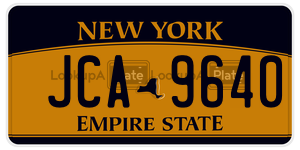 JCA9640  license plate in NY
