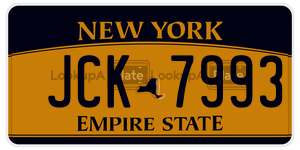 JCK7993  license plate in NY