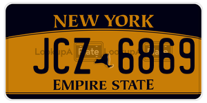 JCZ6869  license plate in NY